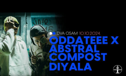 Koncertni hip-hop raritet: Oddateee, AbSTRAL compost i Diyala u klubu Dva Osam