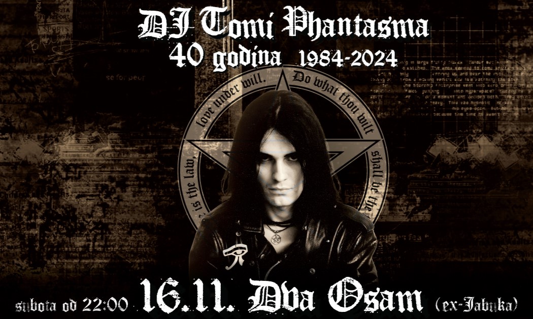 Poznati DJ Tomi Phantasma u subotu slavi 40 godina karijere