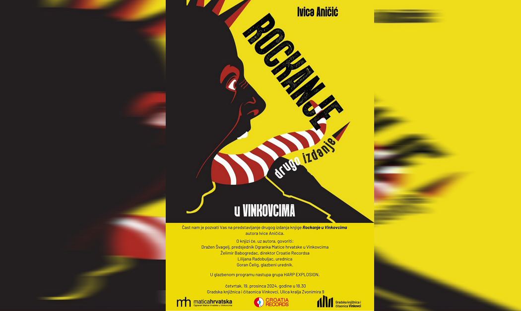 Drugo izdanje knjige “Rockanje u Vinkovcima” u Knjižnici i Craft baru Valens!